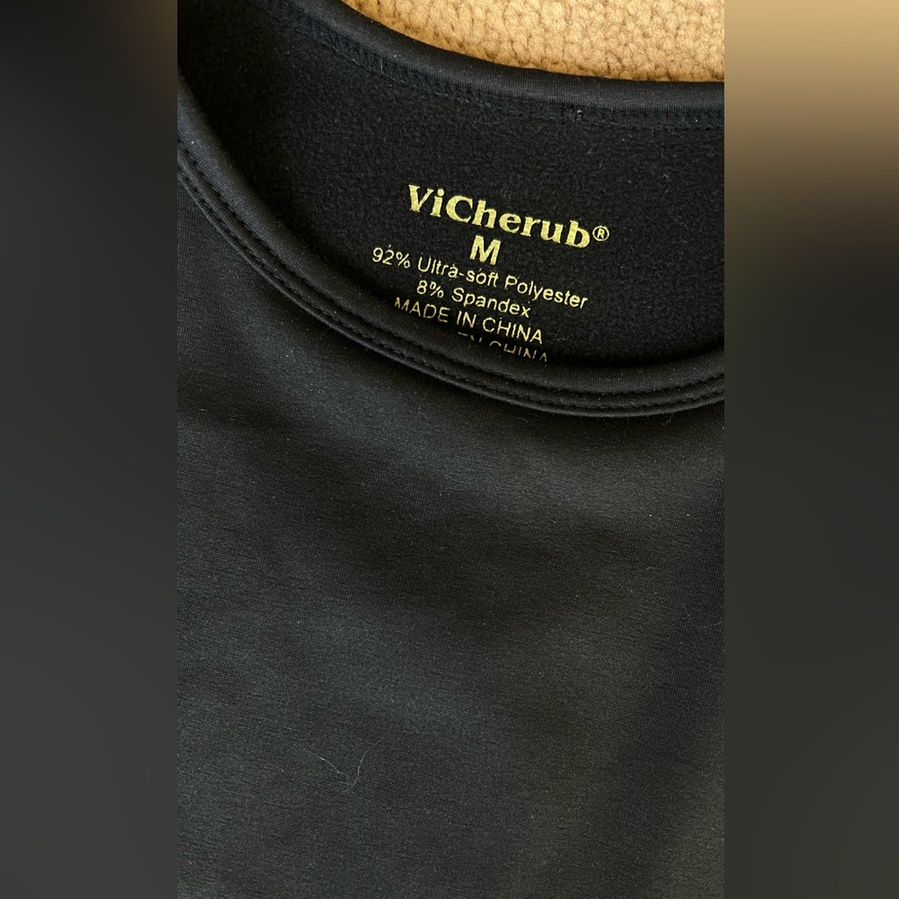 ViCherub | Toddler Girls Black Long Sleeve Shirt